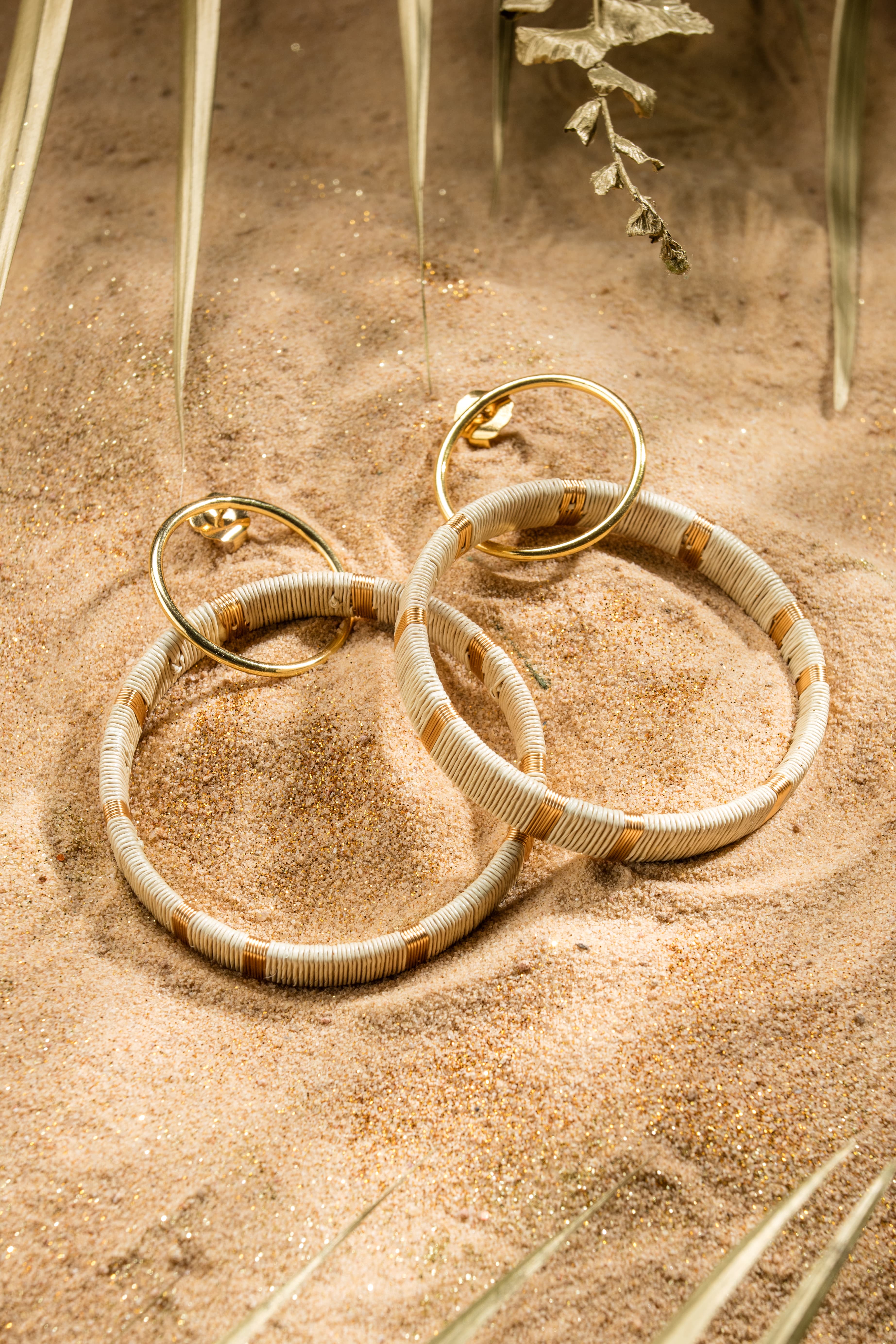 Double Elegance Aura Earrings