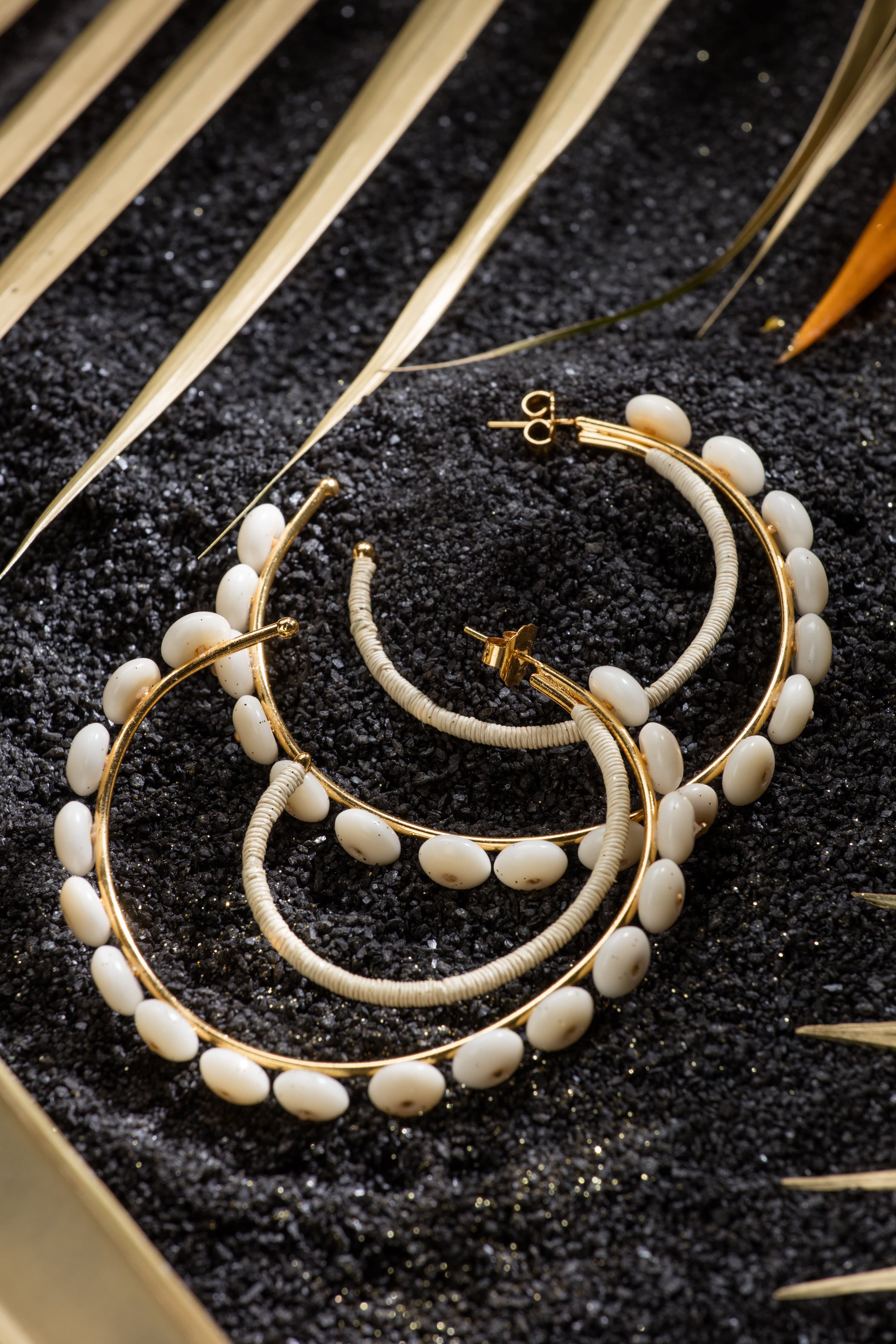 Double Hoop Ivory